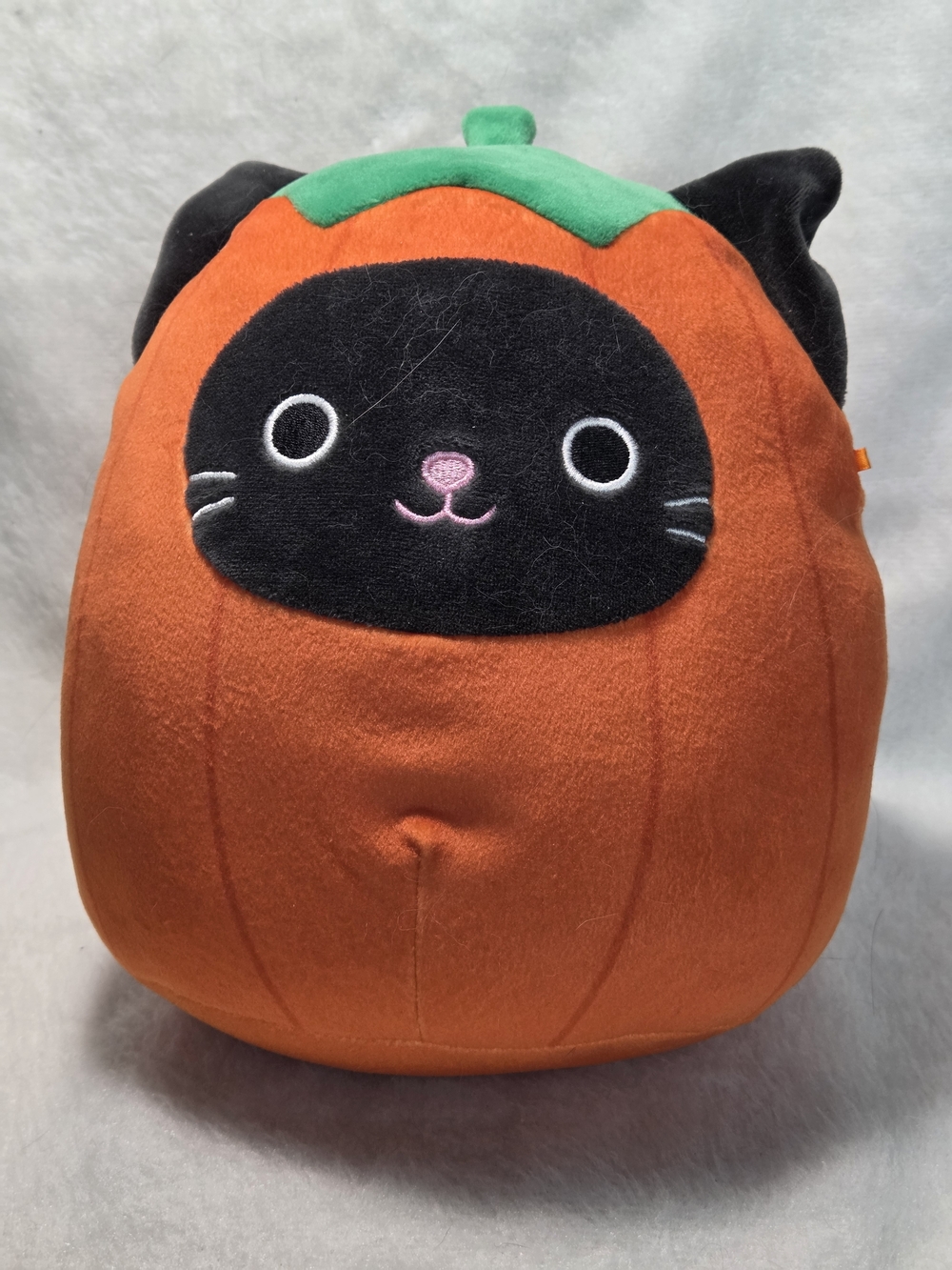 CALIO Squishmallows 8" Orange Pumpkin Black Cat Halloween Squad NO HANGTAG